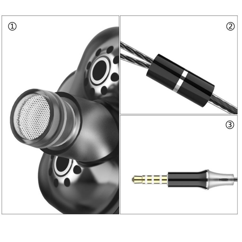 Tai nghe lõi kép SIÊU BASS WJHH-Cam kết 4 Loa Như quảng cáo  -dc3810
