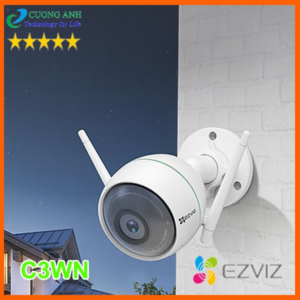 [ Chính Hãng ] Camera Wifi Ezviz C3WN 1080p; Lắp đặt ngoài trời, không sợ mưa gió - Bảo Hành 2 Năm 1 Đổi 1