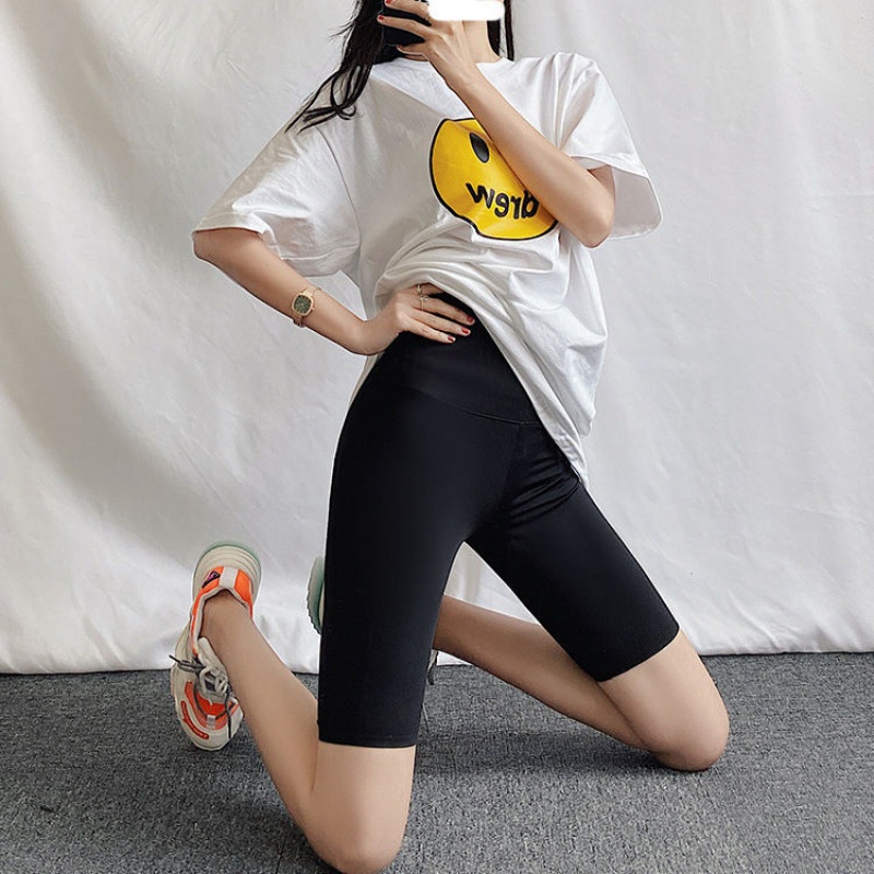 Quần legging nữ lửng ngố MAIKA ngắn cạp cao nâng mông co dãn 4 chiều SENAVA QN02