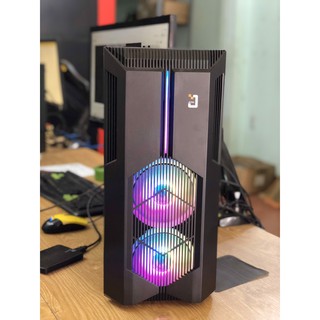 Thùng máy case jetek game beryl-ii g9602 white và black