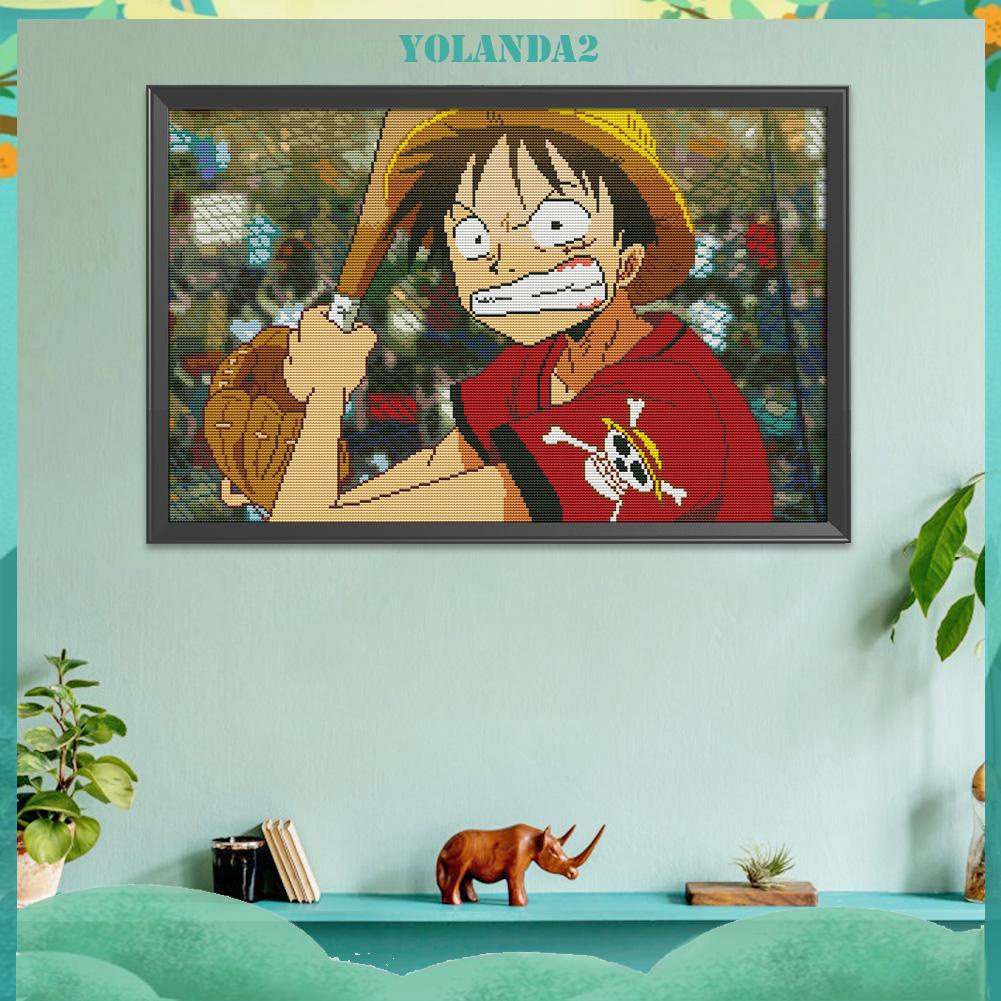 Bộ dụng cụ thêu tranh chữ thập hoạt hình 11ct