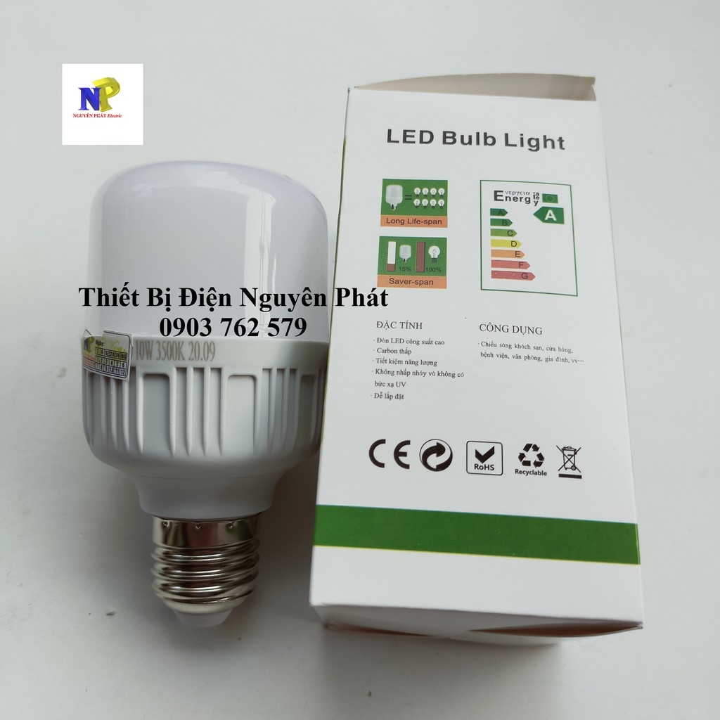 Bóng Đèn Led Trụ 5w 10w 15w 20w 30w Ánh Sáng Trắng Ánh Sáng Vàng Kín Nước Đuôi Đèn E27