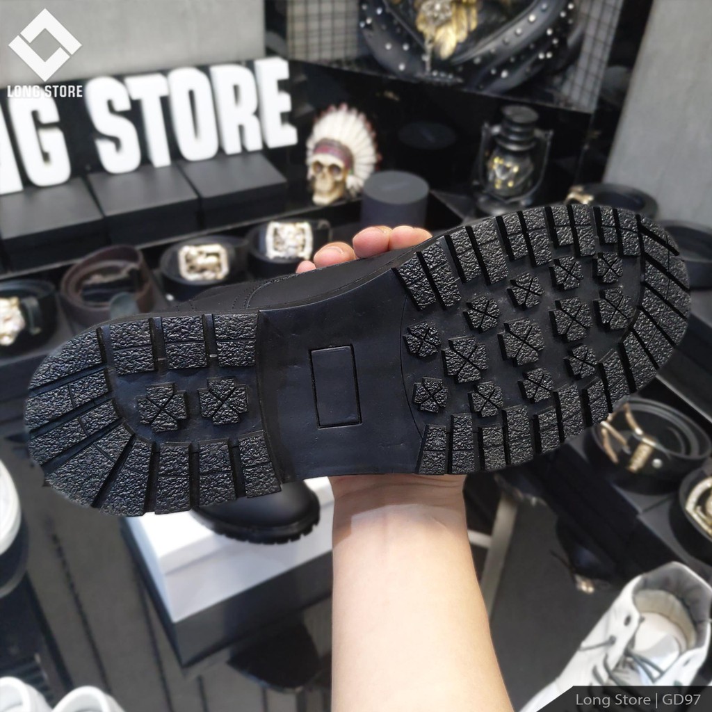 Giày nam cổ cao da bò thật LONGSRORE boot nam cao cấp tăng chiều cao 4cm bảo hành 12 tháng GD97 | BigBuy360 - bigbuy360.vn