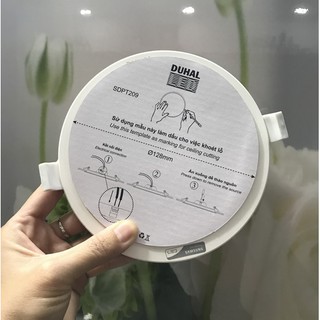 Đèn panel tròn âm trần siêu mỏng Duhal 9W, SDPT209/KDPT209