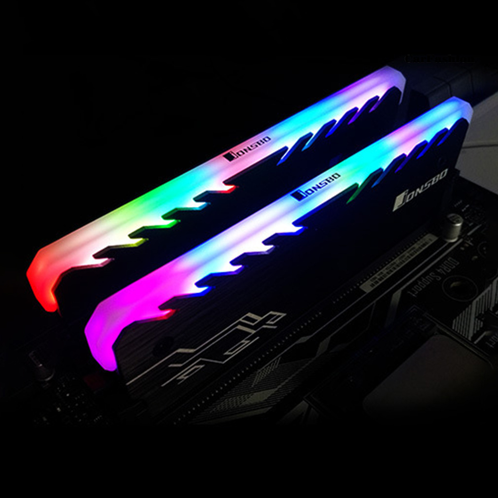 Bộ Tản Nhiệt Ram Có Đèn Led Rgb 256 Màu Sắc Thông Dụng Cho Máy Tính Bàn