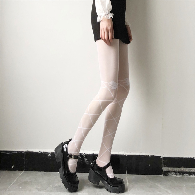 Quần tất thắt nơ phong cách lolita đáng yêu thời trang cho nữ