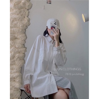 [ẢNH THẬT + VIDEO] Áo sơ mi chỉ nổi dáng oversize