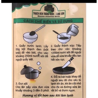 100g bột thạch thạch đen (sương sáo)