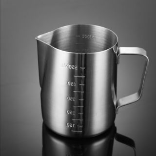 Ca đánh sữa INOX có vạch chia inox