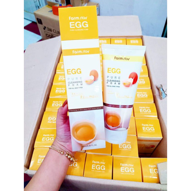 Sữa rữa mặt trứng  Farmstay Egg Pure Cleansing