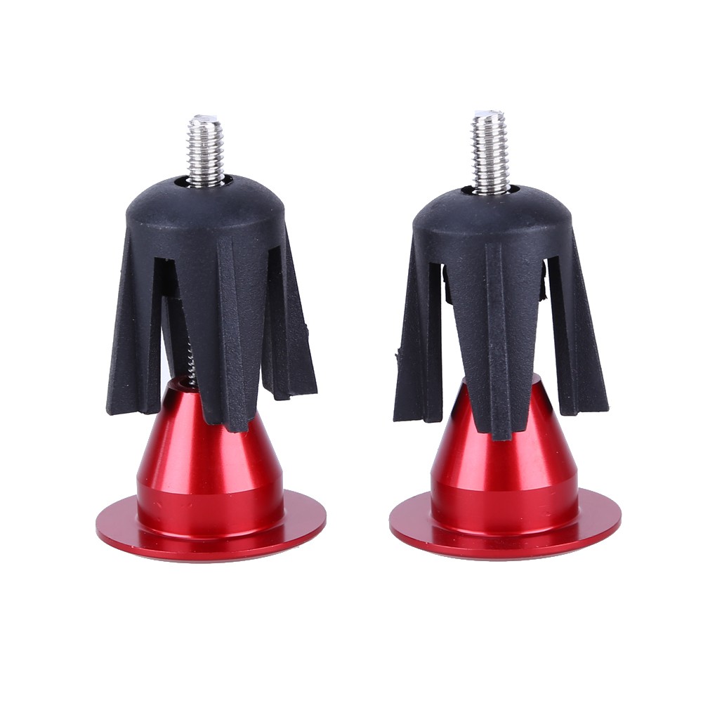 Cozyroomsa One Pair Bike Bicycle Aluminum Handlebar Grips Handle Bar Cap End Plugs