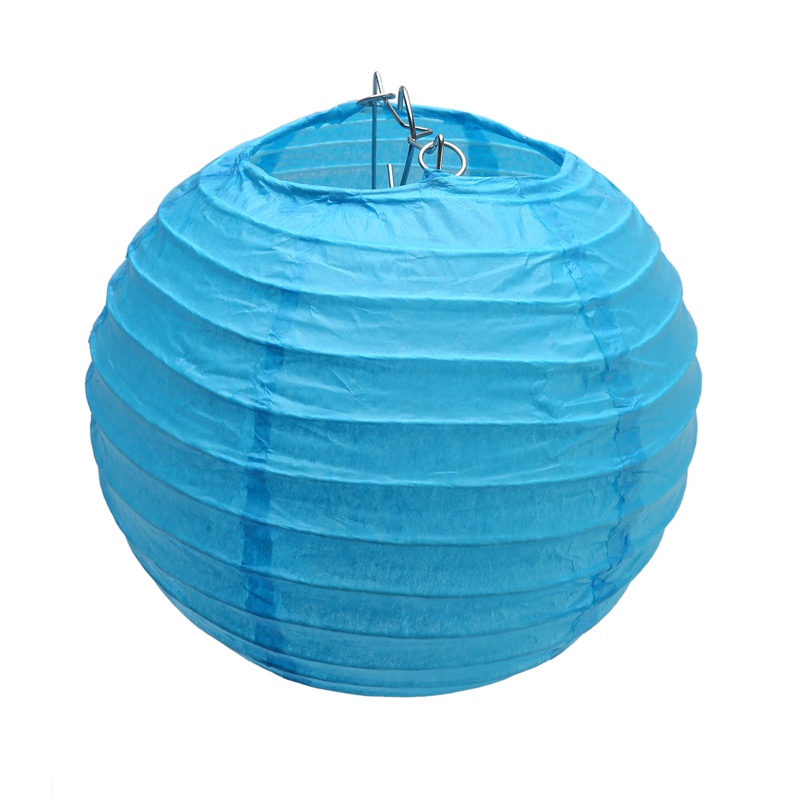 18 Lồng Đèn Giấy Màu Xanh Hoàng Gia Nhật Bản