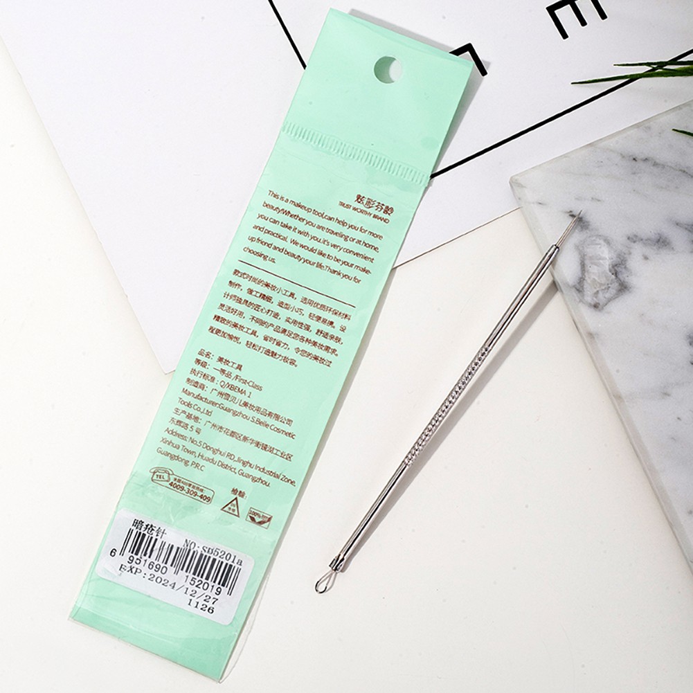 1 Kim Nặn Mụn Đầu Đen / Mụn Trứng Cá Hai Đầu Chăm Sóc Da GECOMO
