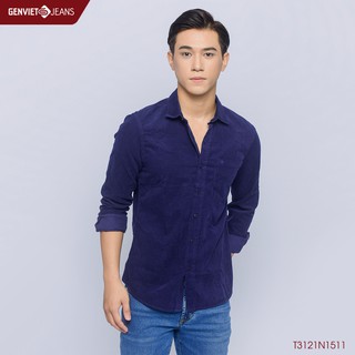Áo sơ mi dài tay Nam T3121N1511 GENVIET JEANS