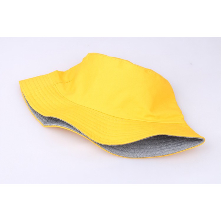 Nón Bucket Thời Trang Hàn Quốc Thêu Hình Mặt Cười Ngộ Nghĩnh