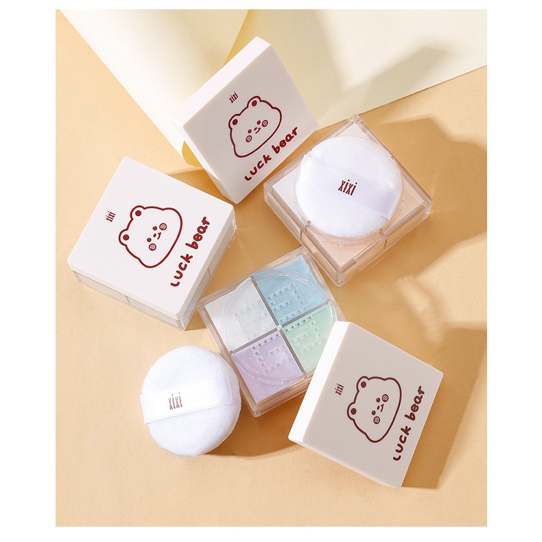 Phấn phủ dạng bột 4 màu sắc tùy chọn kiềm dầu chống thấm nước | BigBuy360 - bigbuy360.vn