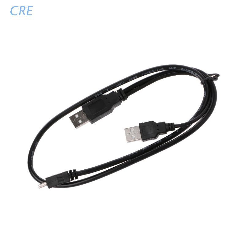 Dây Cáp Chia Cổng Usb 2.0 Type A Sang Đầu Cắm Mini Usb Y Cho Ổ Cứng Di Động