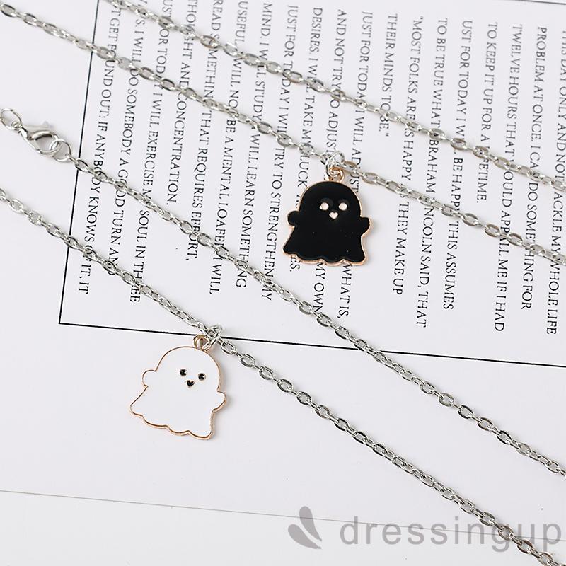 Vòng cổ mặt hình ma hoạt hình tinh tế thời trang unisex