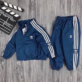 BỘ ADIDAS GIÓ 2 LỚP 2 MÀU CHO BÉ