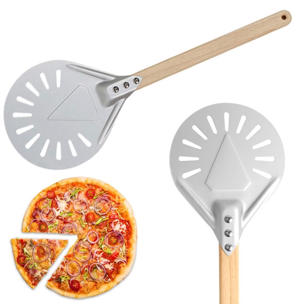 Xẻng Xúc Bánh pizza / pizza Tay Cầm Gỗ Chống Trượt Nhỏ Gọn Dành Cho Nhà Bếp Ngoài Trời