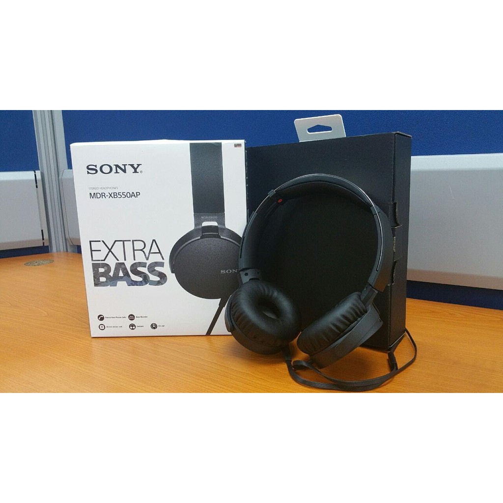 Tai nghe on-ear Extra Bass Sony MDR-XB550AP - Hàng Chính Hãng