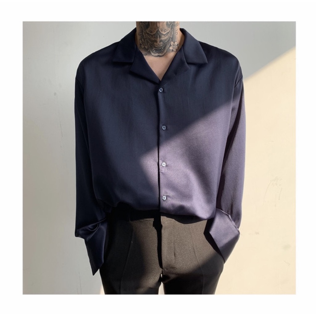 ÁO SƠ MI cổ vest Tay Dài CHUOTTRANG KKL