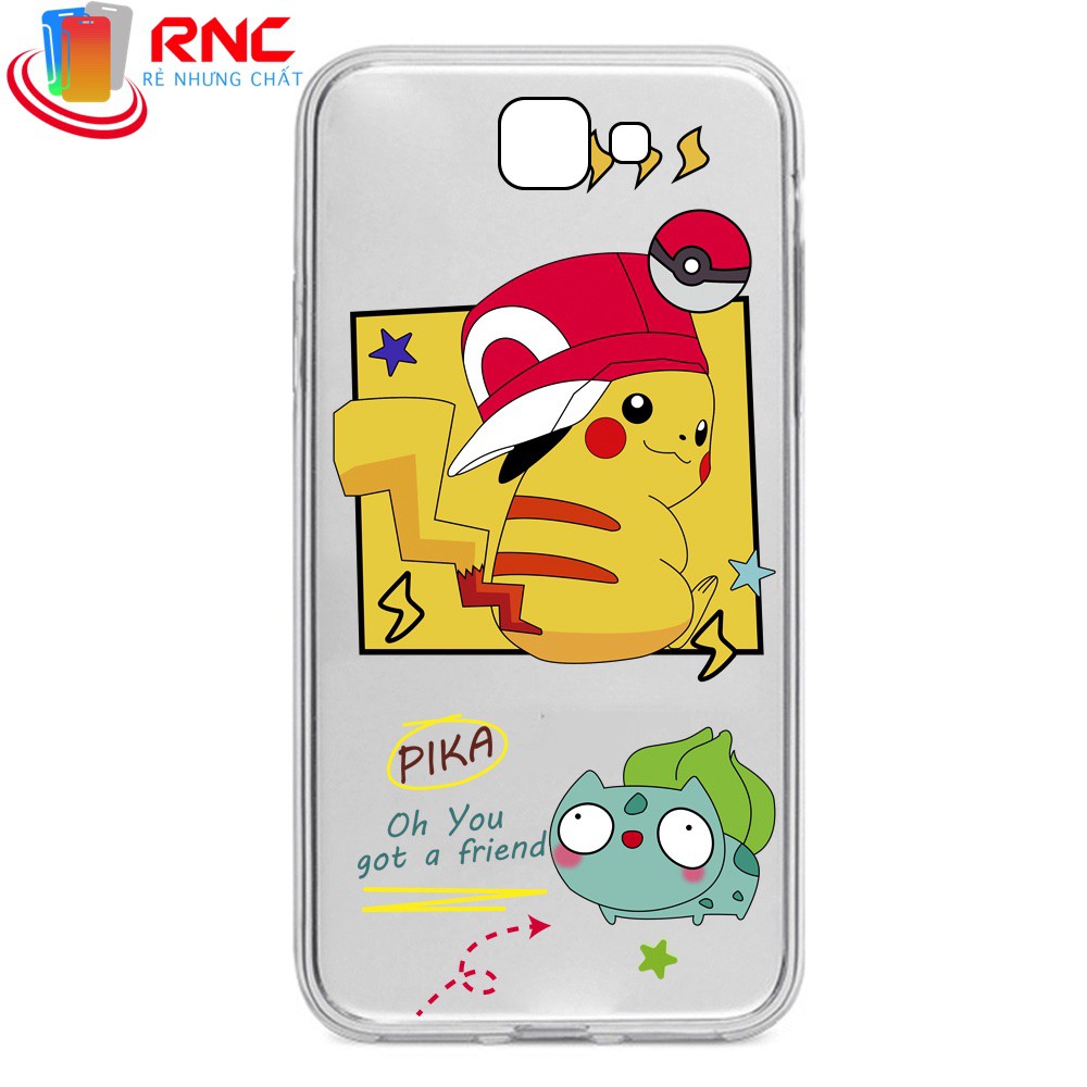 Ốp lưng Samsung A01/A10/A21S/A51/A71/...dẻo trong in hình Pokemon