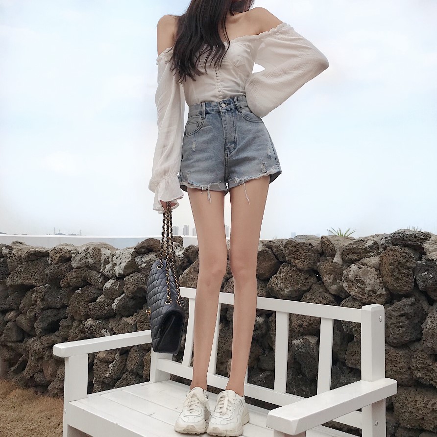 QUẦN SHORT JEANS NGẮN NỮ DẠO PHỐ ULZZANG