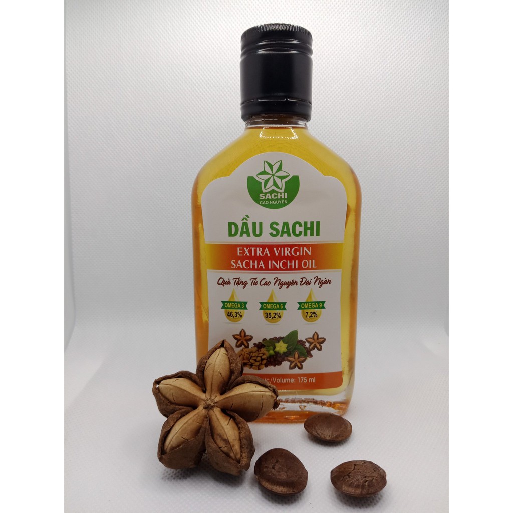 Dầu Sachi Nguyên Chất 175ml Giàu Omega-3, 6, 9