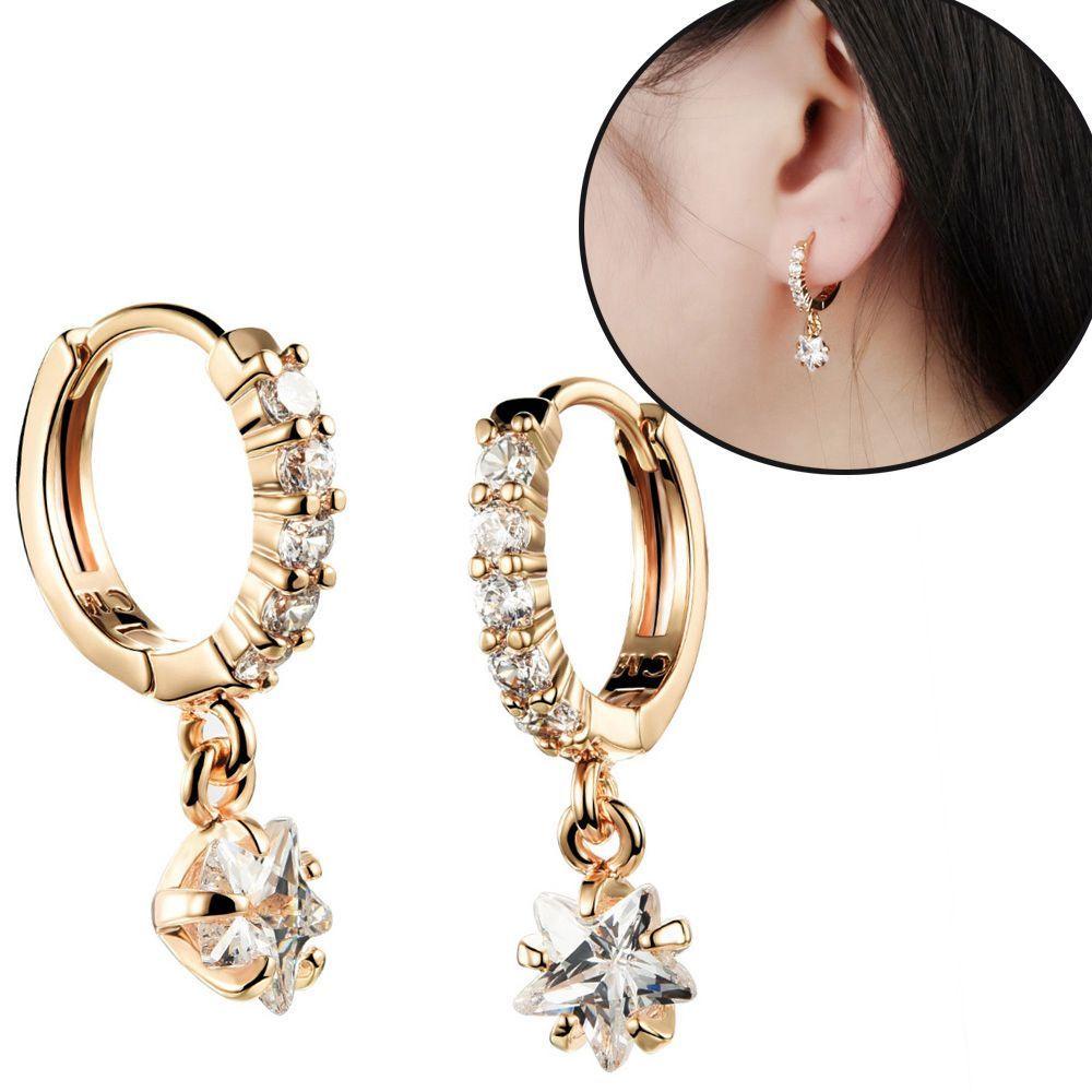 Khuyên Tai Dáng Dài Đính Đá Phong Cách Vintage Thứ 4