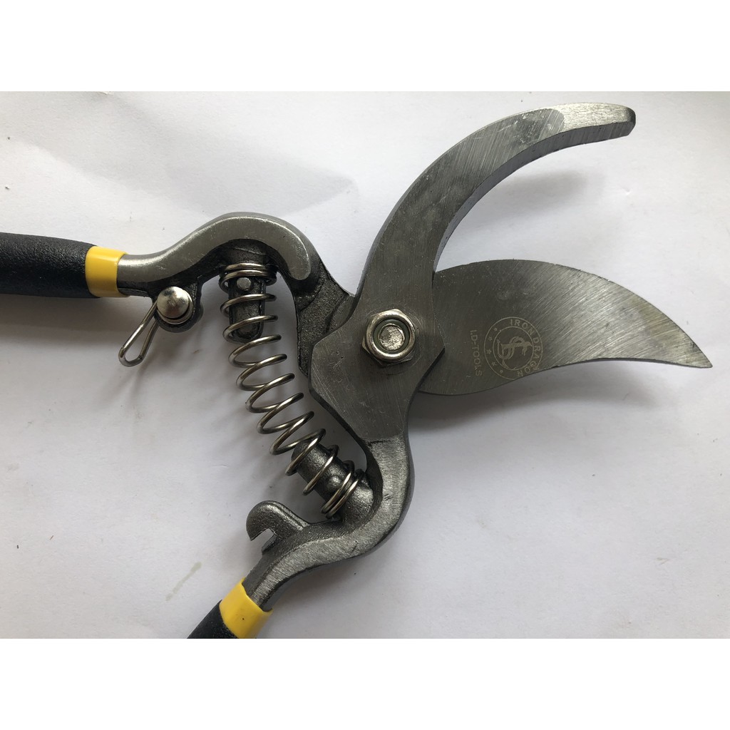 Kéo Cắt Cành Cong LS Tools Cán Nhung 8'' 200mm Cao Cấp (Chính Hãng)