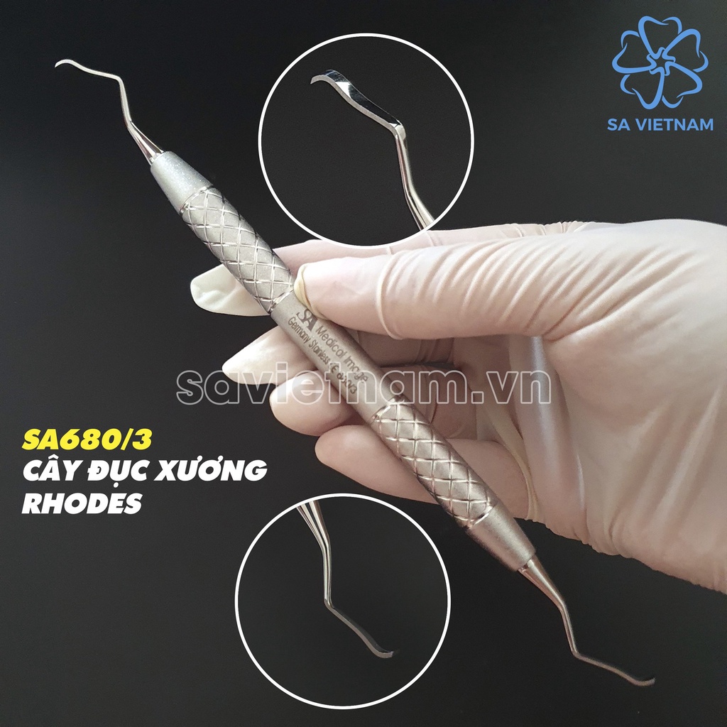 Dụng cụ đục xương Rhodes - Dụng cụ nha khoa, dụng cụ phẫu thuật nha chu