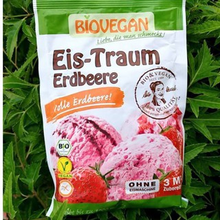 Bột làm kem vani hữu cơ-organic Biovegan 77gr