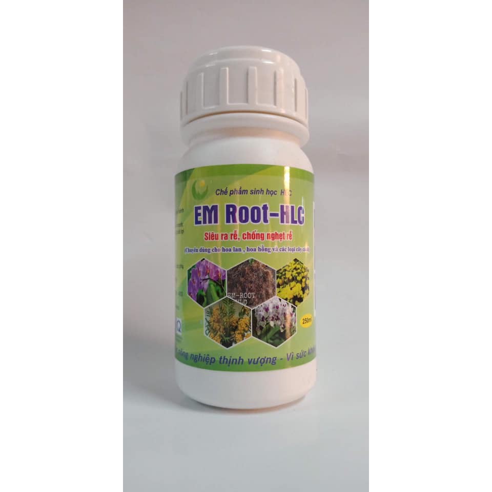 Em root hlc chuyên kích rễ cho hoa hồng, phong lan, cây cảnh giúp ra rễ, kích chồi cực mạnh, hạn chế vàng lá - 250ml
