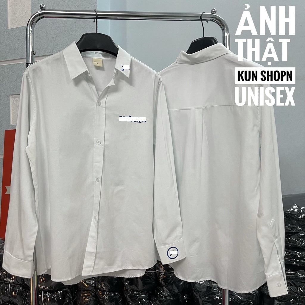Áo sơ mi tay dài Sadboiz Signature Oversized WHITE áo sơ mi dài tay Sad boiz