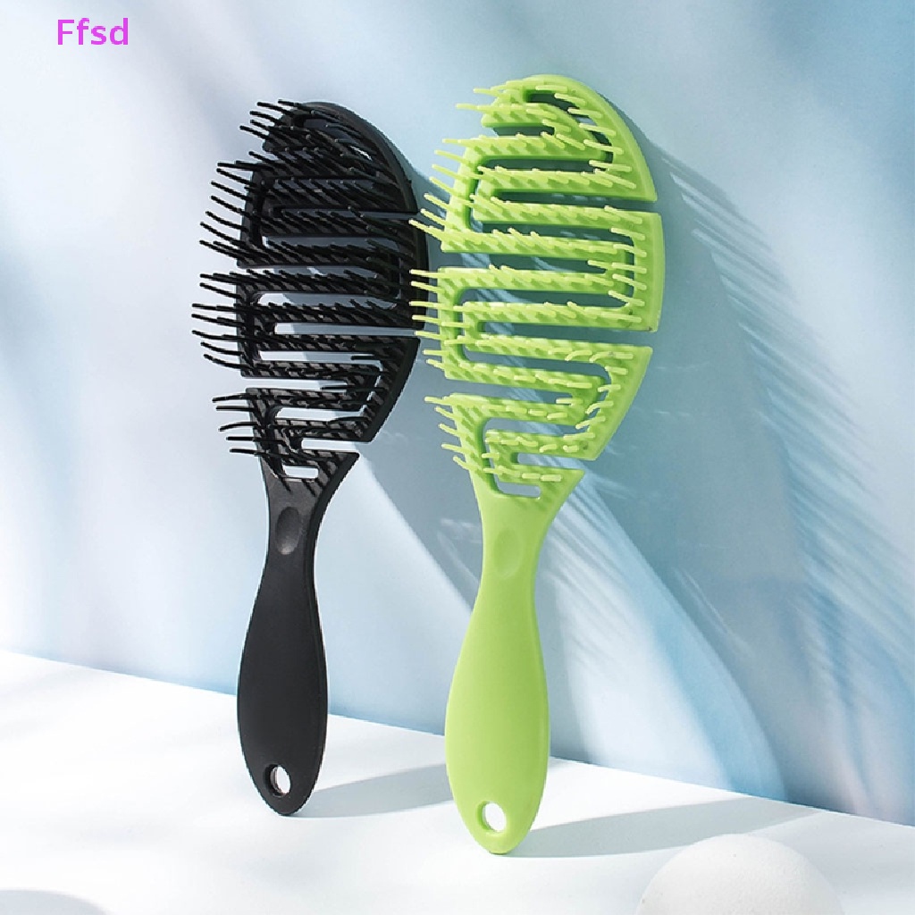 Luimo Lược Chải Tóc Ướt massage Da Đầu Tạo Kiểu Tóc Xoăn Bồng Bềnh * Bán Chạy