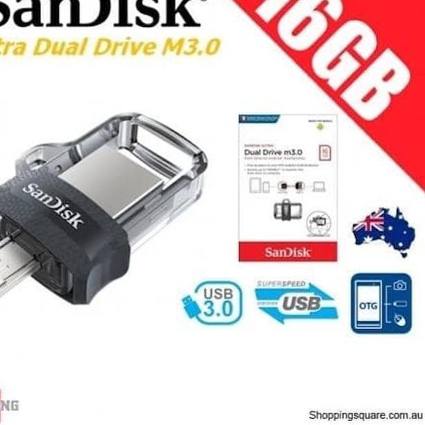 Ổ Cứng Sandisk Otg 16gb Usb 3.0 | Fd Dual Drive 16gb Sddd2