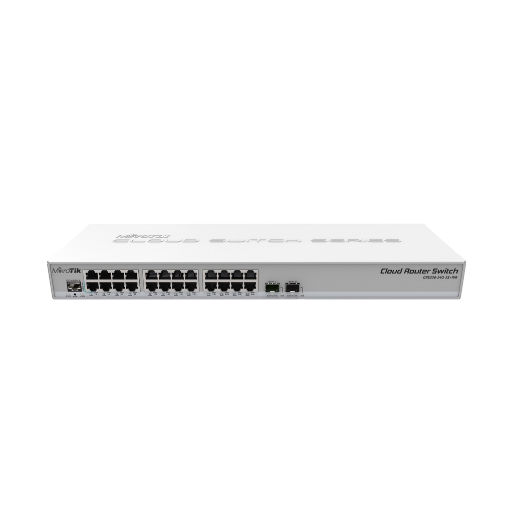 Thiết bị cân bằng tải Mikrotik CRS326-24G-2S+RM - Hàng nhập khẩu