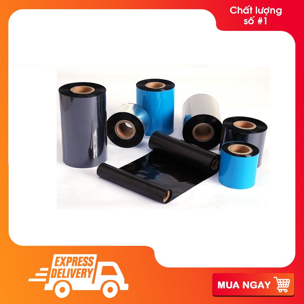 Mực in mã vạch, giấy than in mã vạch, ruy băng Wax Resin Ribbon Premium NW21 110mmx300m
