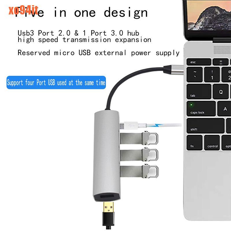 Bộ Chuyển Đổi Type-C Usb 3.0 Hub Với Nguồn 3.1 1 Drive