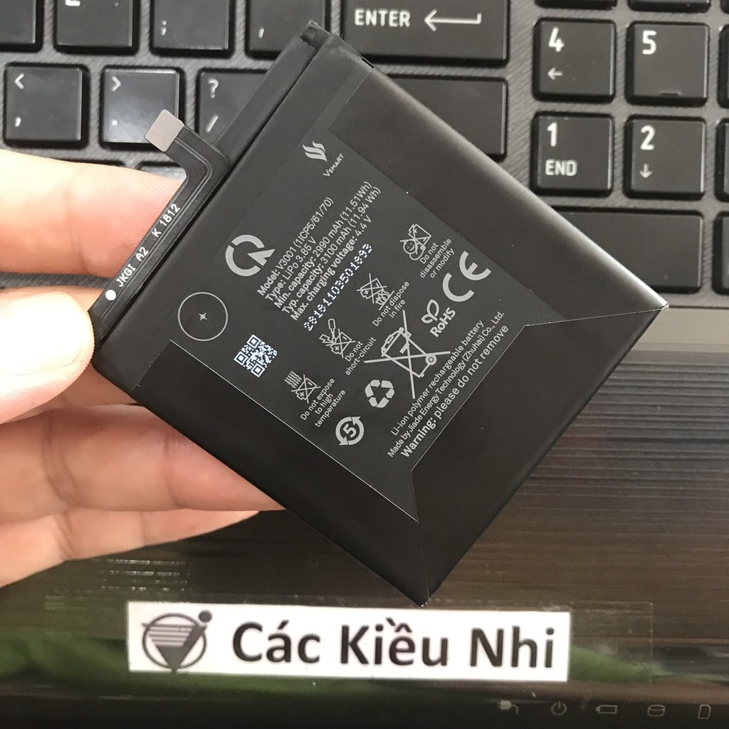 [Mã 11ELSALE hoàn 7% đơn 300K] Pin Vsmart Active 1