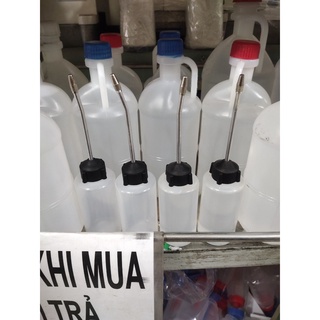Chai dầu trắng loại tốt nhỏ máy khâu công nghiệp