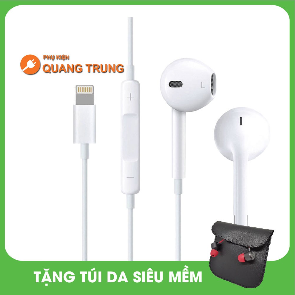 Tai nghe iphone 7/ 7plus/ip8/ip8plus/iphoneX chính hãng Apple + Tặng túi da cao cấp