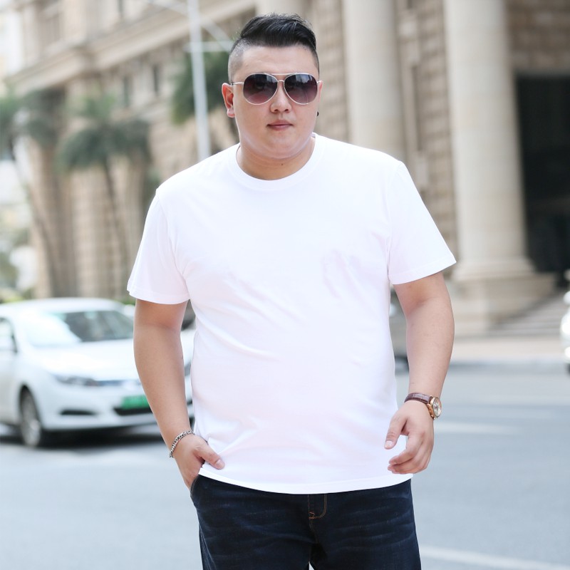 Áo Thun Nam BigSize Cổ Tròn Tay Ngắn từ 80kg - 105kg, Vải Cotton Thoáng Mát | BigBuy360 - bigbuy360.vn