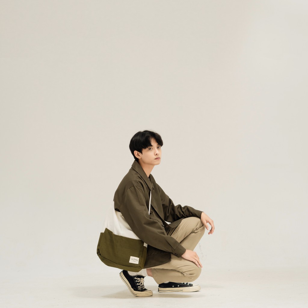 Túi vải Paulette Bag (Đen/Kem/Rêu) | BigBuy360 - bigbuy360.vn