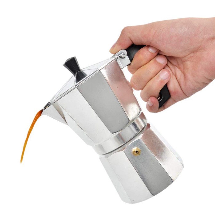 BIALETTI Nồi Nấu Ăn 87ijy7ttu Crema Moka 6 Cốc Màu Đỏ