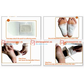 10 Miếng dán khử độc bàn chân