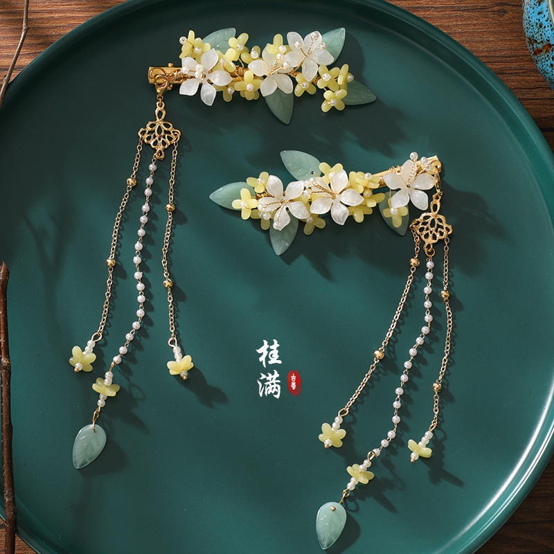 Kẹp Tóc Thiết Kế Theo Phong Cách Trung Hoa Cao Cấp Thời Trang