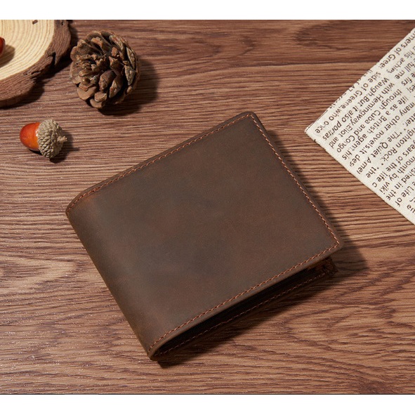 Bóp ví da nam da sáp cao cấp VT0099 - Đồ Da kingshop