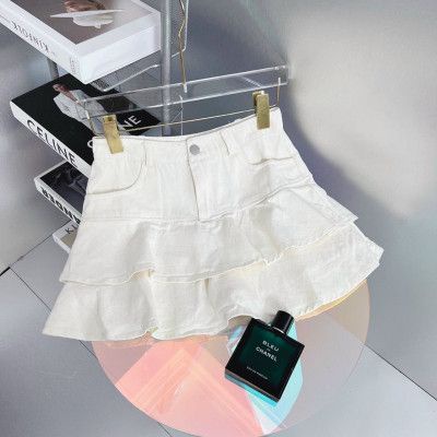 Chân váy bò dáng tầng bèo Quảng châu